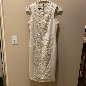 Muse Lace Cream Dress